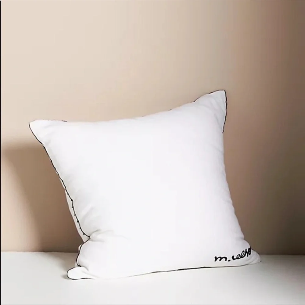 New🌟Anthropologie Marcello Velho Folksong Embroidered Pillow